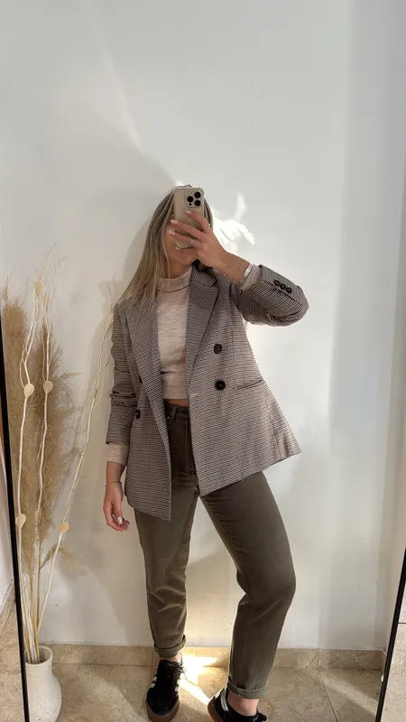 Blazer minot marron talle s