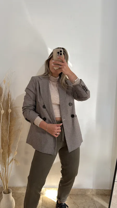 Blazer minot marron talle s