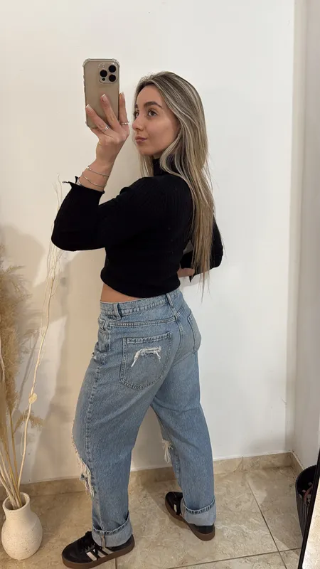 Jeans mom guapa 32