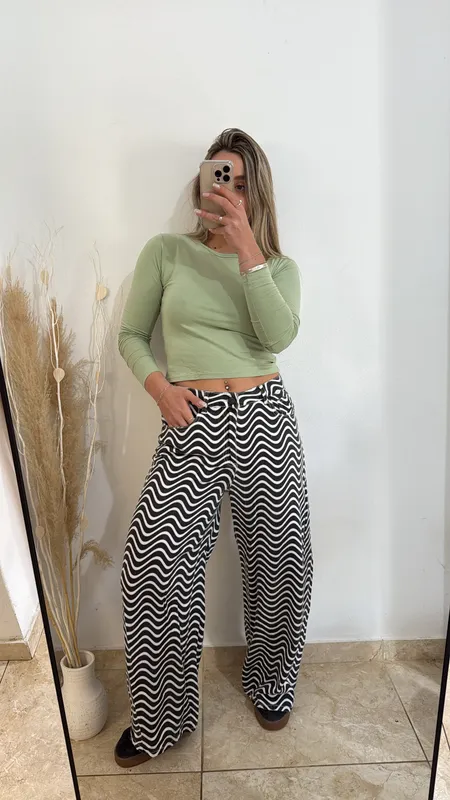 Jeans balco y negro talle 40