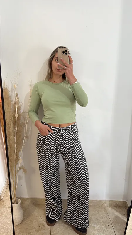 Jeans balco y negro talle 40