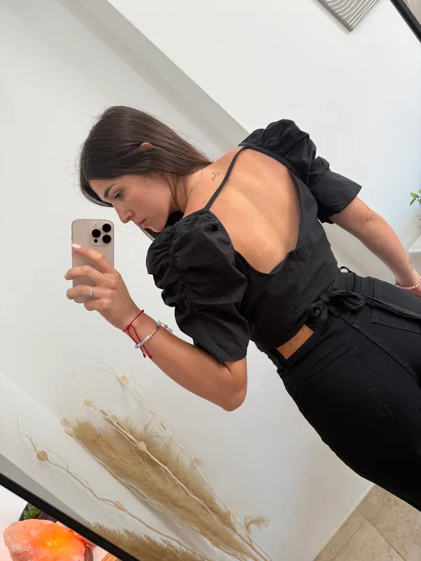 Blusa ngra be ganesha talle s