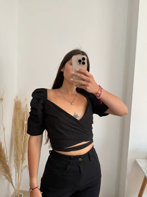 Blusa ngra be ganesha talle s