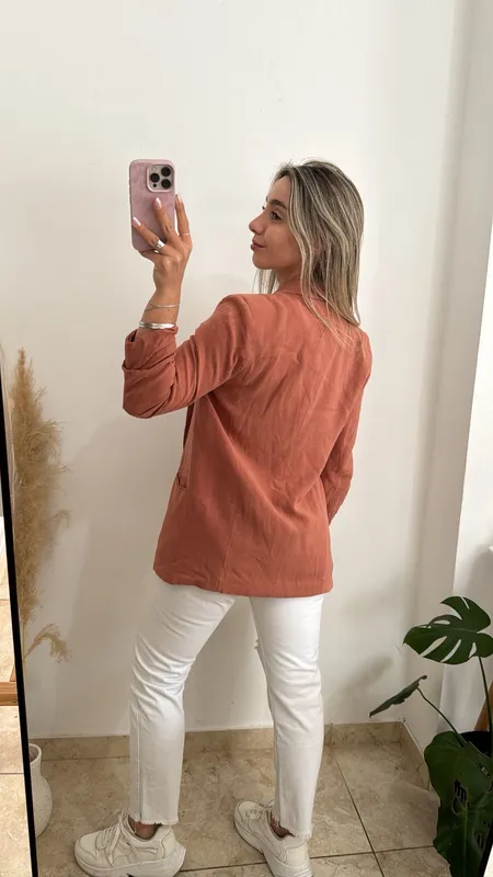 Blazer terracota talle s
