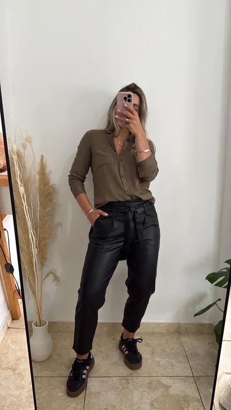 Babucha ecocuero indian talle s