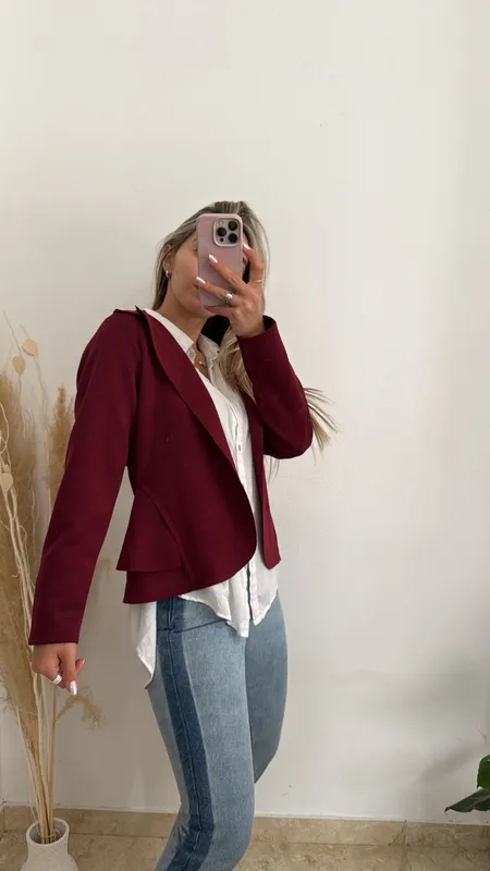 Blazer bordó