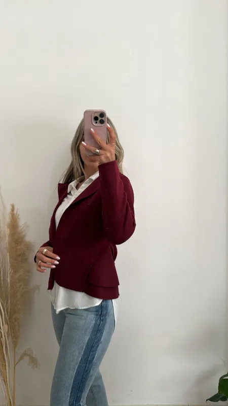Blazer bordó