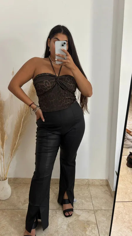 Eengomado indian con tajo abajo talle xl