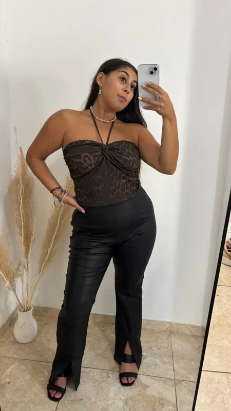 Eengomado indian con tajo abajo talle xl