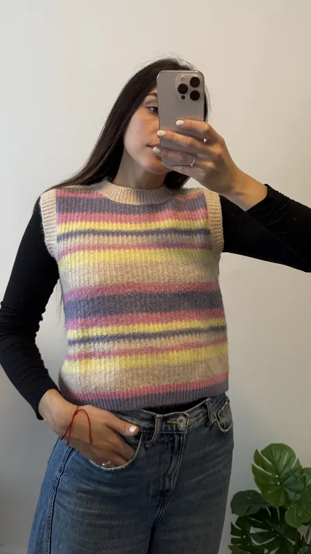 Chaleco indian talle m colores
