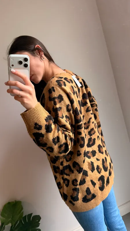 Buzo animal print talle 2xl