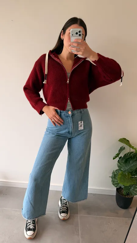 Jeans alllie ancho talle 36