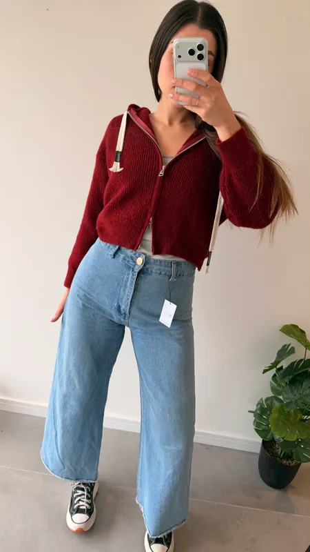 Jeans alllie ancho talle 36