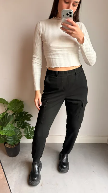Pantalon cargo de vestir vero moda talle 32