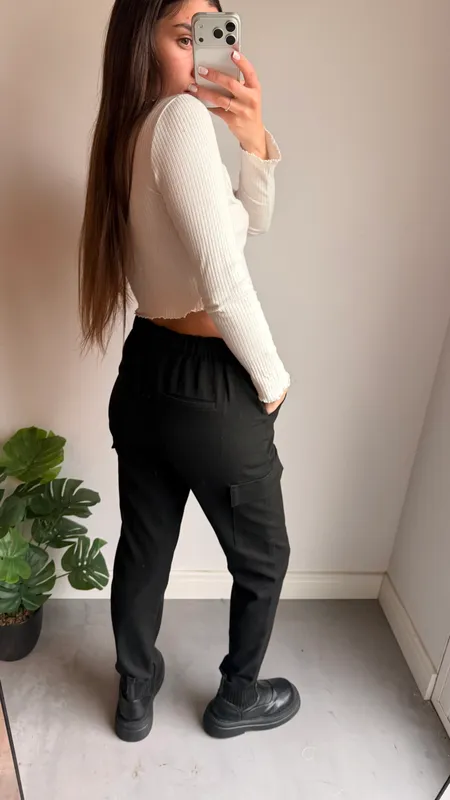 Pantalon cargo de vestir vero moda talle 32