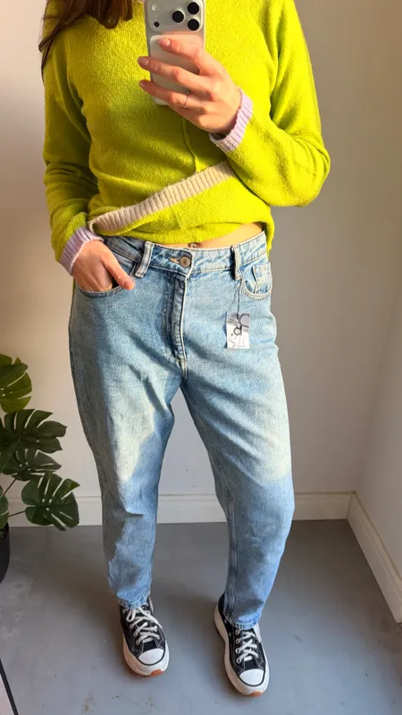Jeans zara mom talle 40