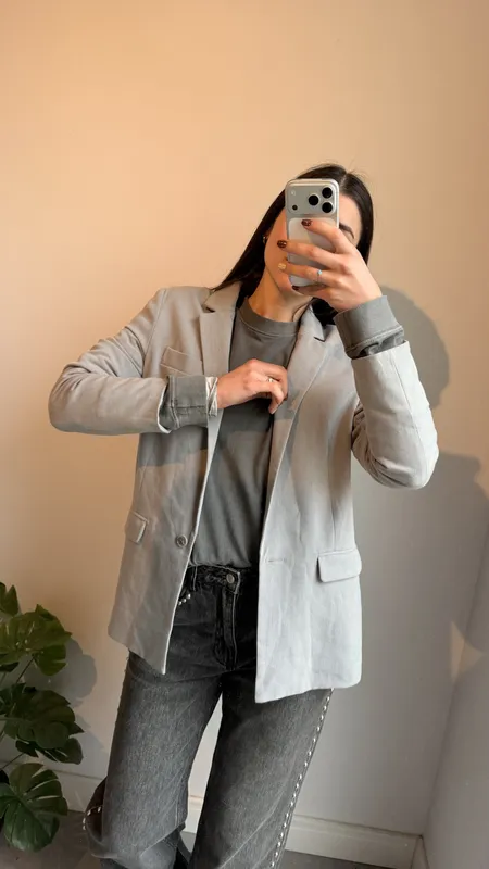 Blazer gris daniel cassin talle m