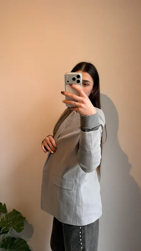 Blazer gris daniel cassin talle m
