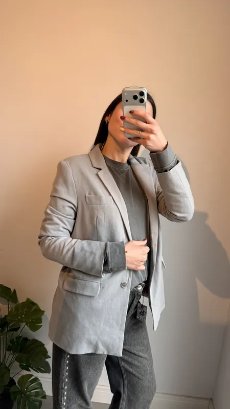 Blazer gris daniel cassin talle m