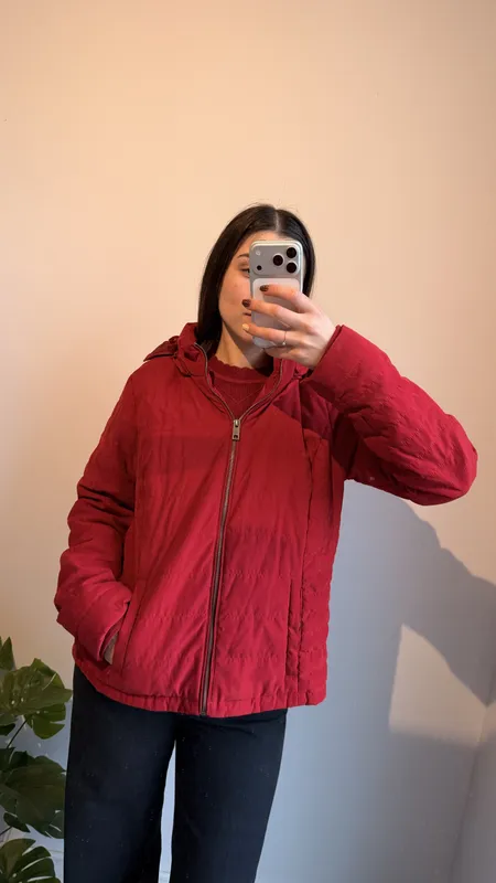 Campera puffer roja indian talle xl