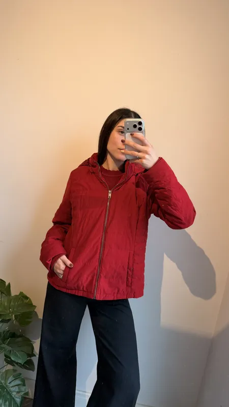 Campera puffer roja indian talle xl