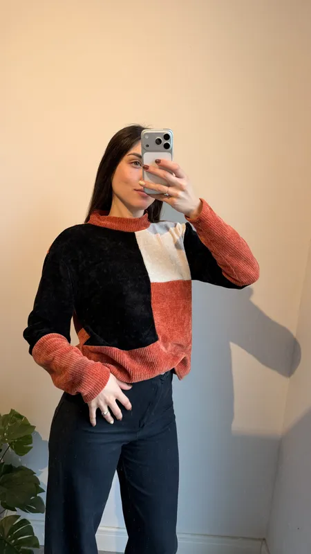 Buzo chenille talle m