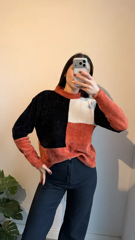 Buzo chenille talle m