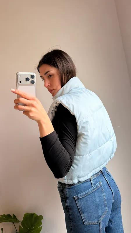 Chaleco reversible talle s m