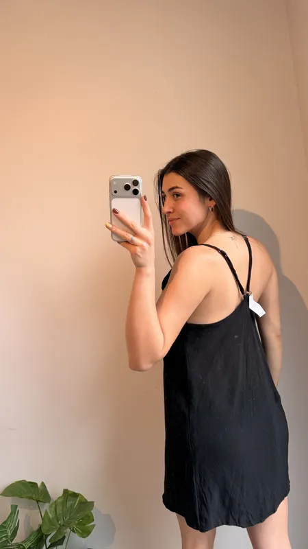 Vestido negro urban haus talle m