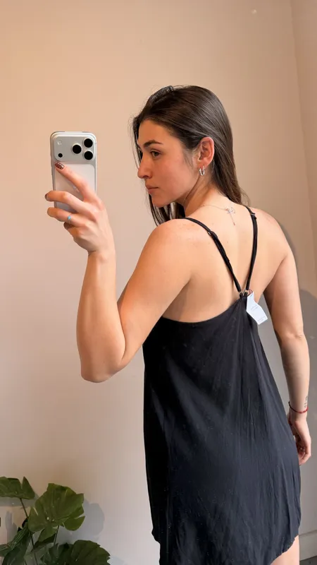 Vestido negro urban haus talle m