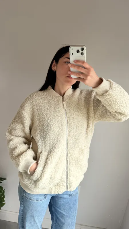 Campera peluchito indian talle m