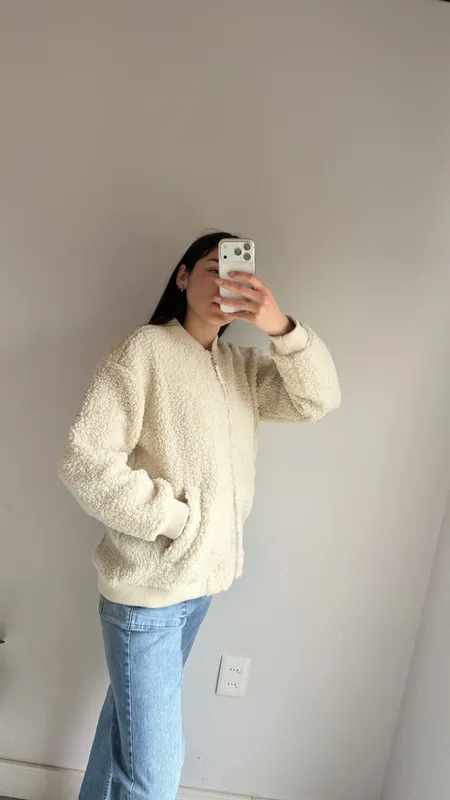 Campera peluchito indian talle m