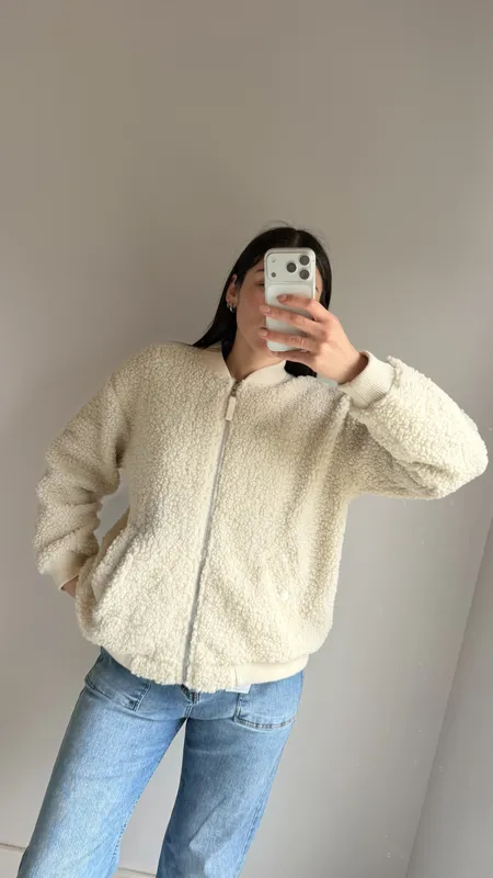 Campera peluchito indian talle m