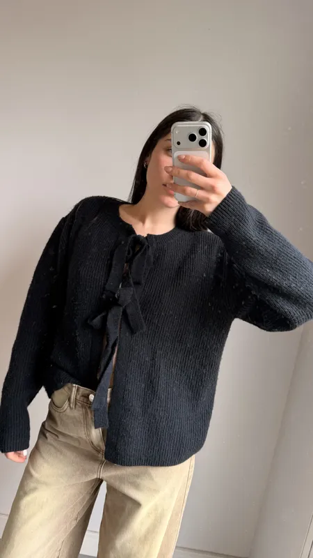 Saco negro indian talle m