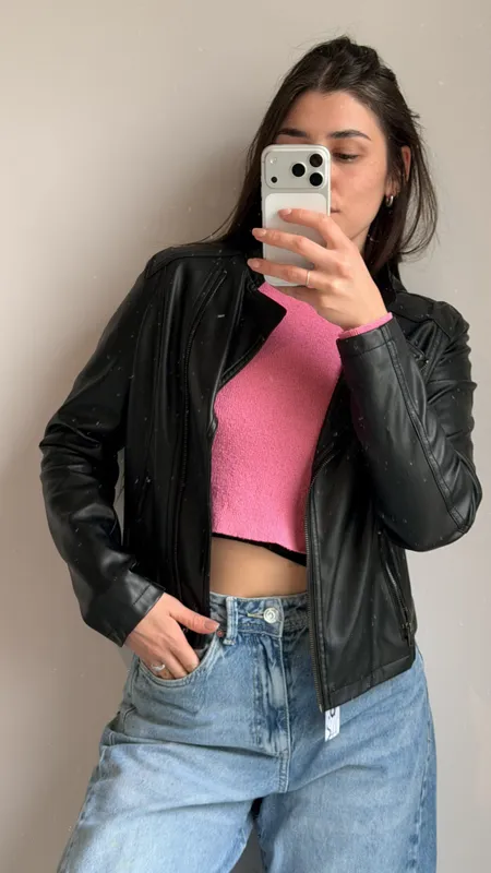 Campera engomada indian talle s