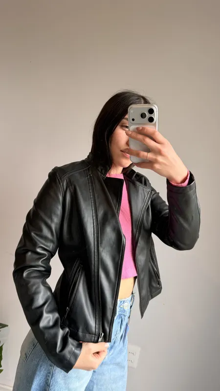 Campera engomada indian talle s