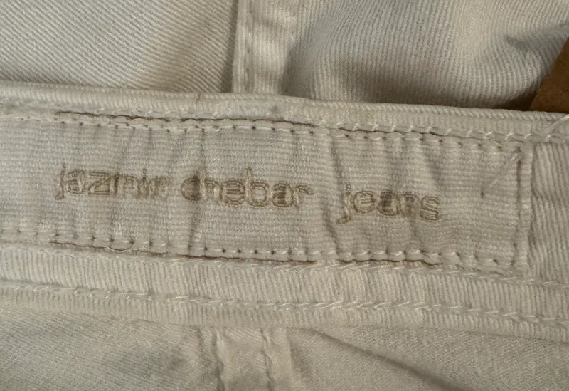 Pantalon de jean blanco