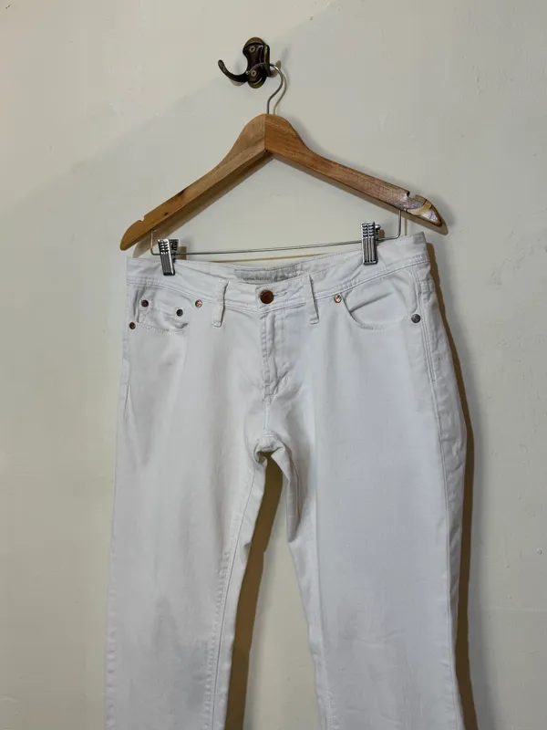 Pantalon de jean blanco