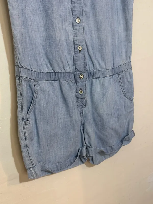 Enterito corto jean manga corta