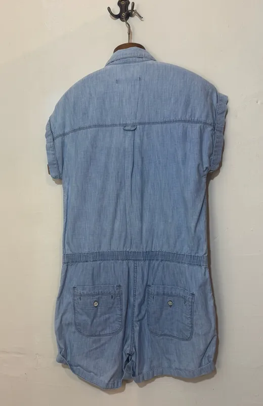 Enterito corto jean manga corta