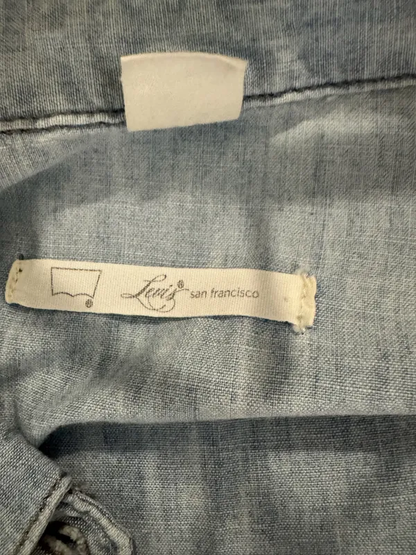 Enterito corto jean manga corta