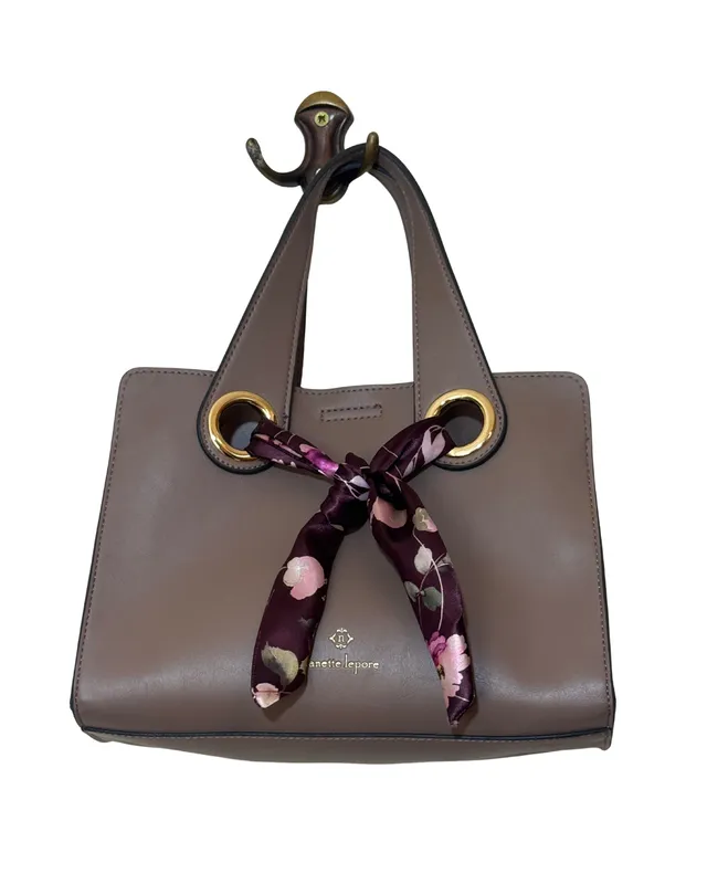 Cartera de mano lila/pañuelo