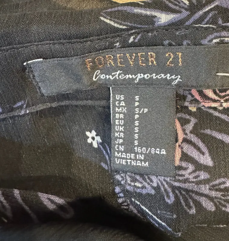 Blusa gasa manga balloon