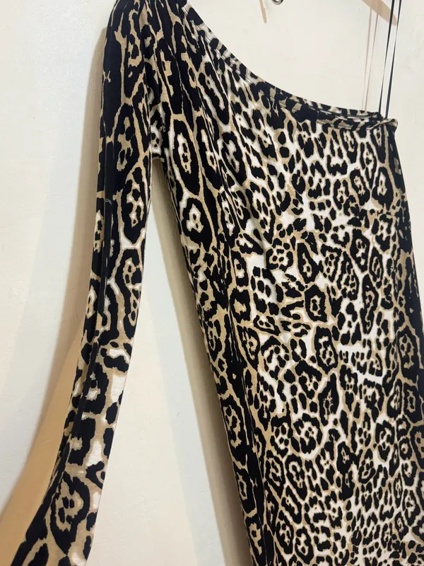 Vestido animal print