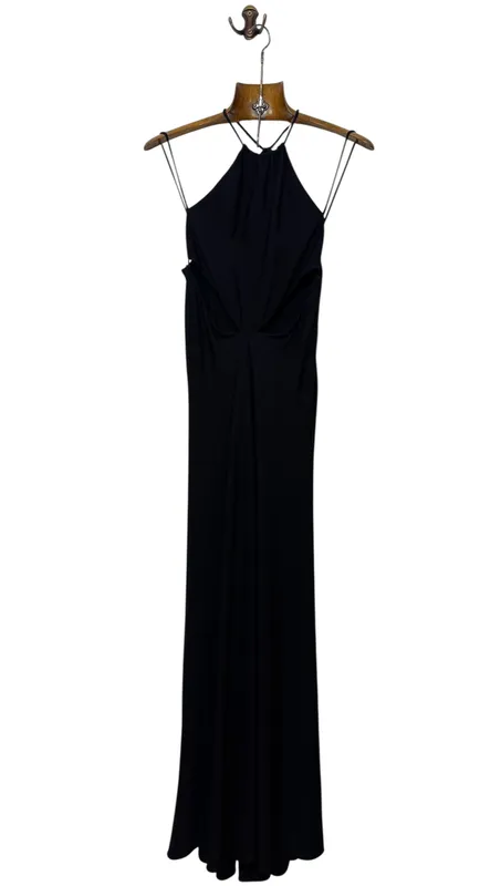 Vestido largo de fiesta negro