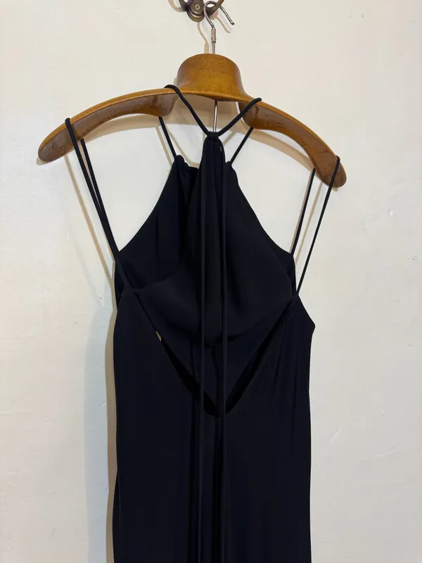 Vestido largo de fiesta negro