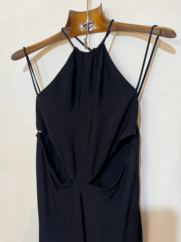 Vestido largo de fiesta negro