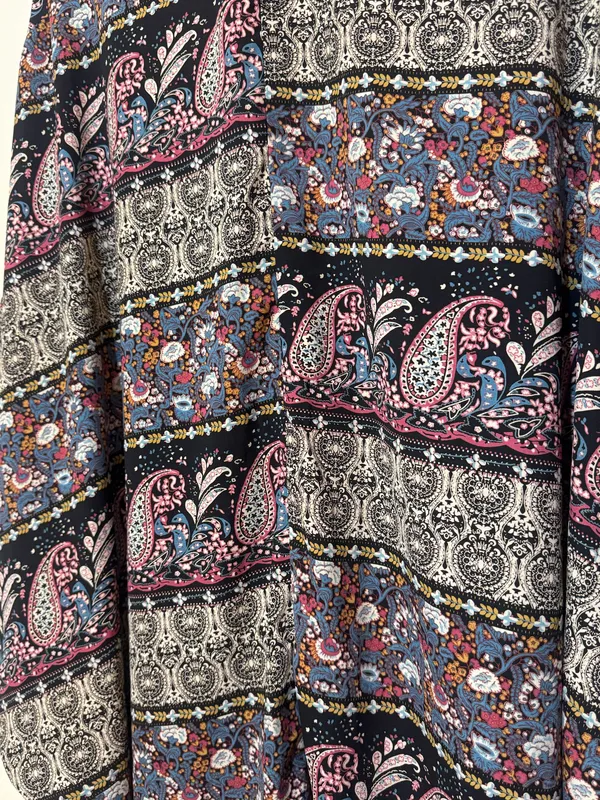 Kimono de seda estampado