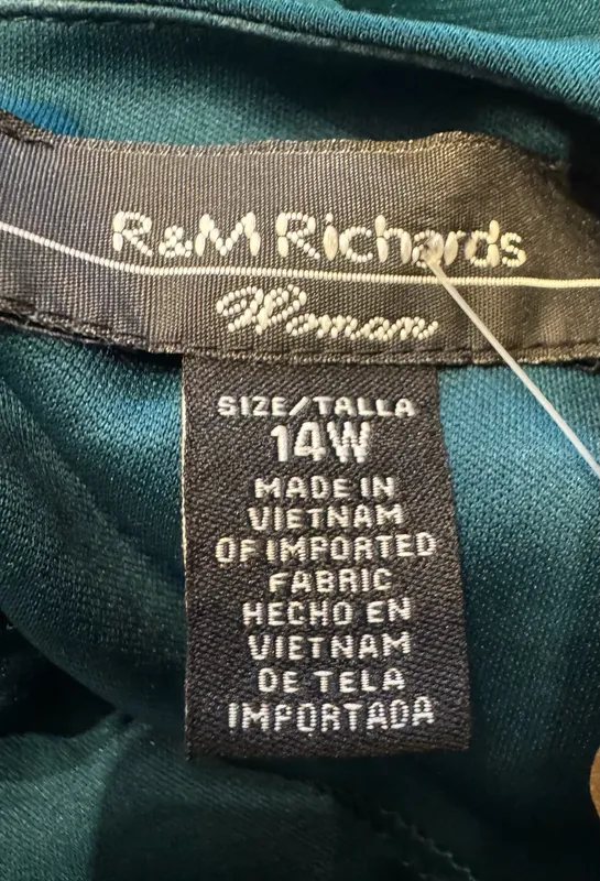 Vestido de fiesta verde esmeralda