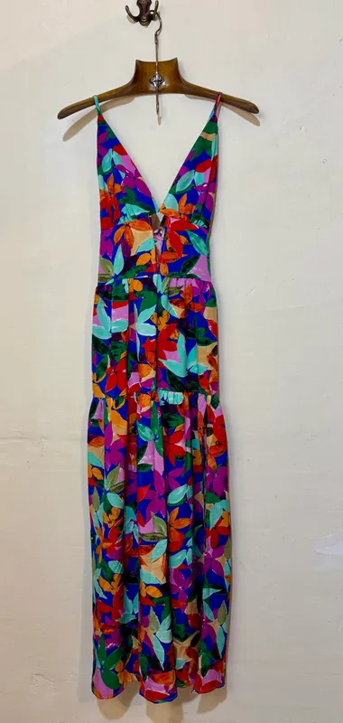 Vestido tela estampado